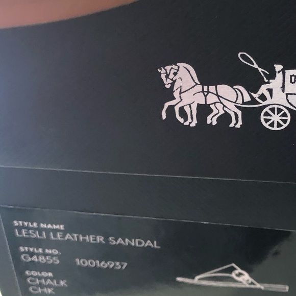 🎀 NEW!!Coach Lesli Monogram Buckle Sandals - Picture 14 of 16